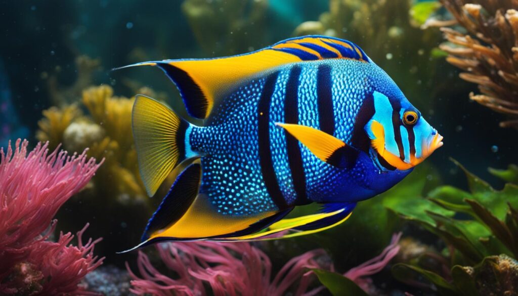 beautiful angelfish